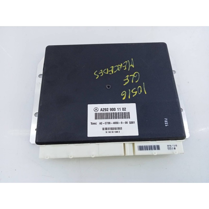 Recambio de modulo electronico para mercedes-benz clase gle coupe (w292) gle 350 d (292.324) referencia OEM IAM A2929001102  E3-