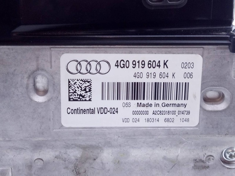 Recambio de modulo electronico para audi a6 avant (4g5) 3.0 tdi quattro referencia OEM IAM 4G0919604K A2C82318100 E2-A1-43-2