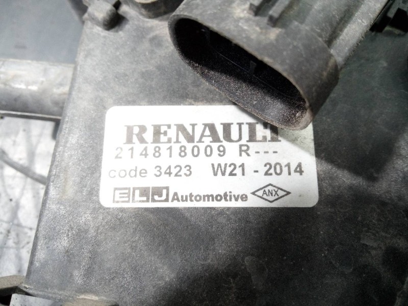 Recambio de electroventilador para renault clio iv societé referencia OEM IAM 214818009R  P2-B8-13