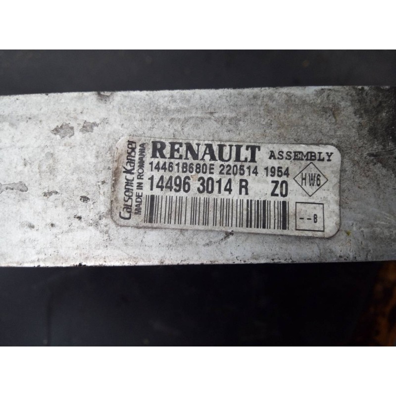 Recambio de intercooler para renault clio iv societé referencia OEM IAM 144963014R  P2-A11-11
