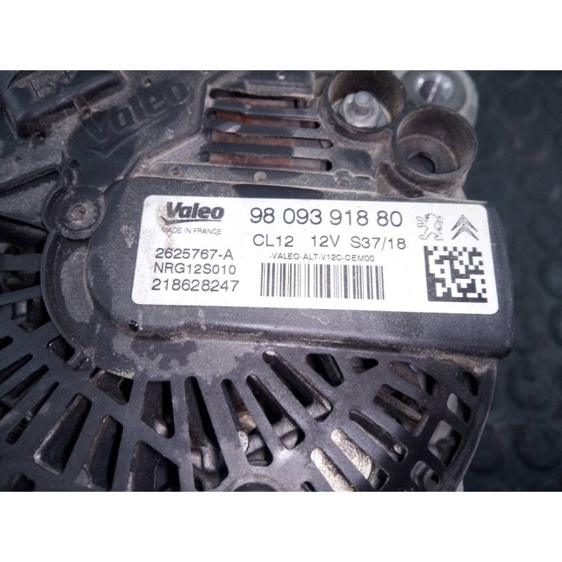 Recambio de alternador para peugeot 208 style referencia OEM IAM 9809391880  P3-A5-14-2