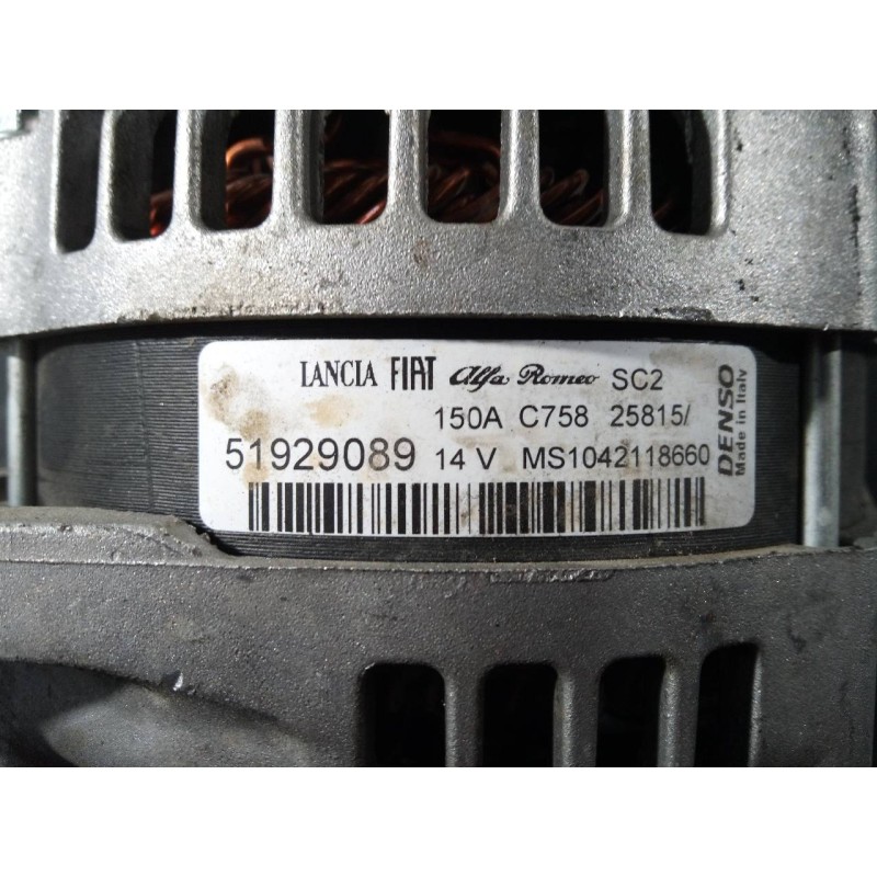 Recambio de alternador para jeep renegade trailhawk 4wd referencia OEM IAM 51929089  P3-B6-13-1