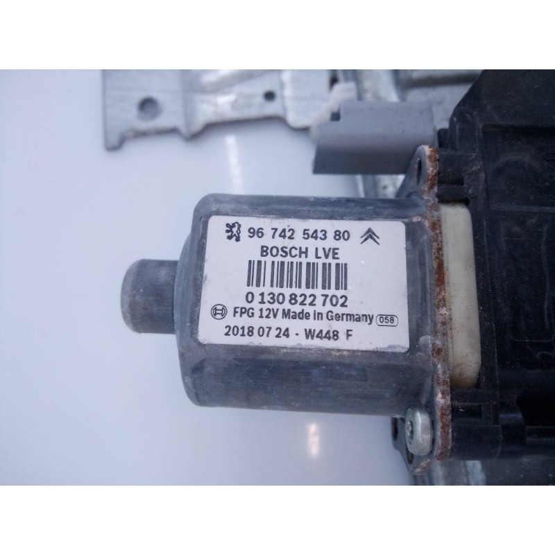 Recambio de elevalunas delantero derecho para peugeot 208 style referencia OEM IAM 9674254380 9673154380 E1-A4-5-1