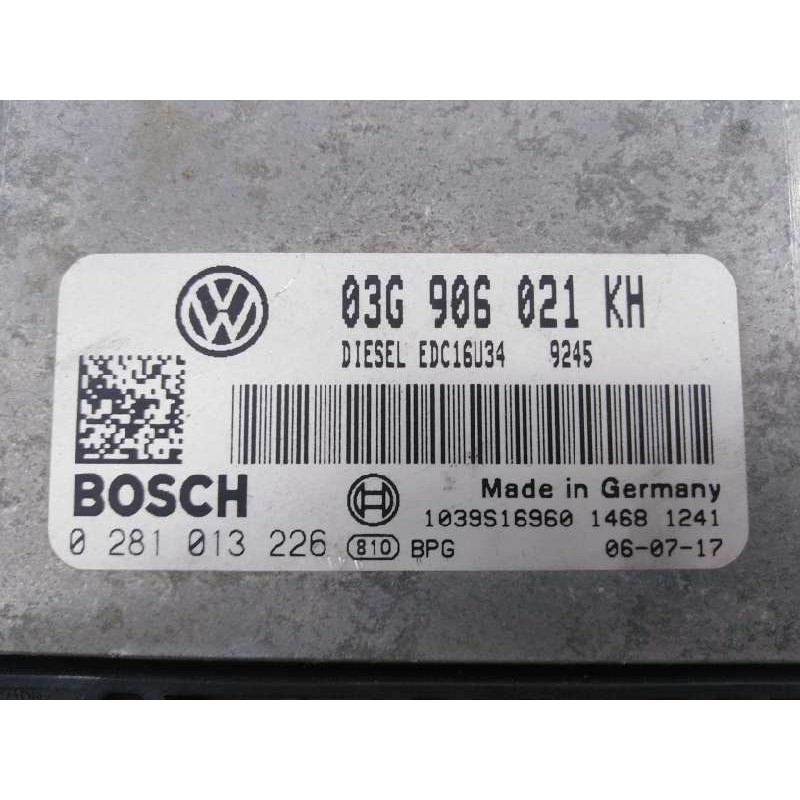 Recambio de centralita motor uce para volkswagen jetta (1k2) advance referencia OEM IAM 03G906021KH 0281013226 E2-A1-25-2