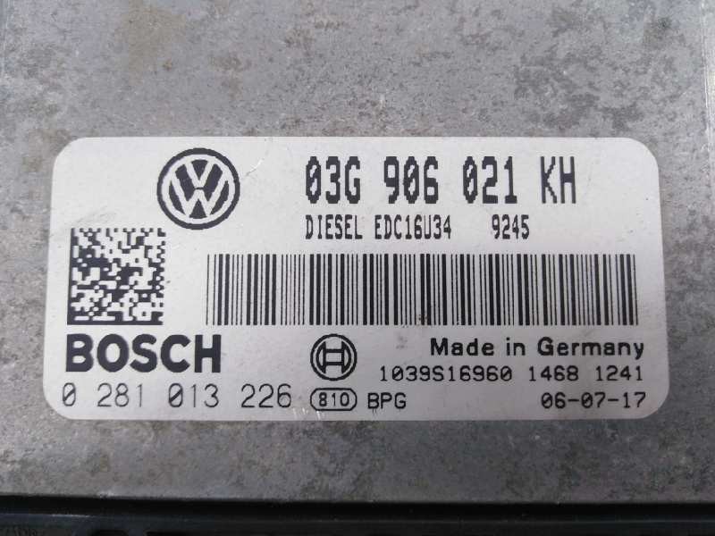 Recambio de centralita motor uce para volkswagen jetta (1k2) advance referencia OEM IAM 03G906021KH 0281013226 E2-A1-25-2