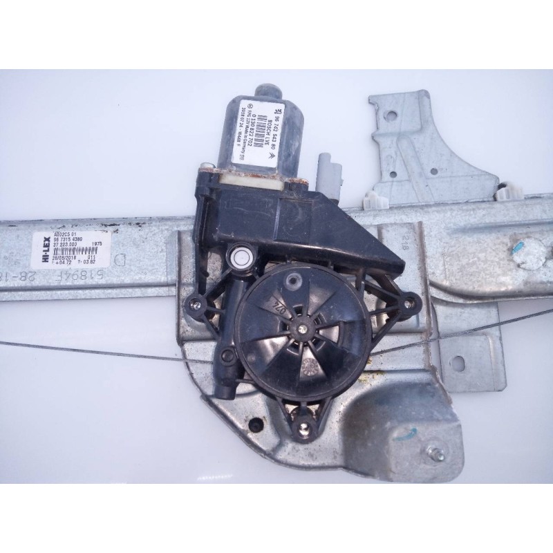 Recambio de elevalunas delantero derecho para peugeot 208 style referencia OEM IAM 9674254380 9673154380 E1-A4-5-1