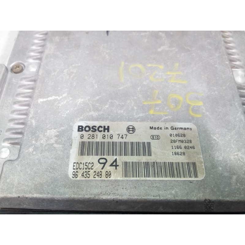 Recambio de centralita motor uce para peugeot 307 (s1) xr referencia OEM IAM 0281010747 9643524880 E3-B2-48-1