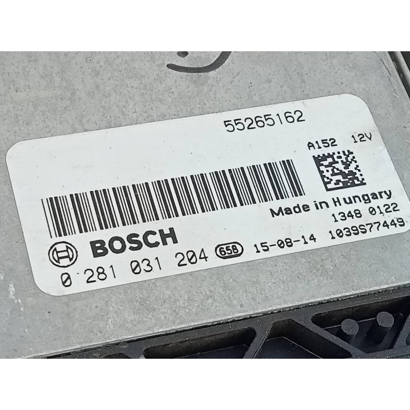 Recambio de centralita motor uce para jeep renegade trailhawk 4wd referencia OEM IAM 55265162 0281031204 E3-B6-23-2