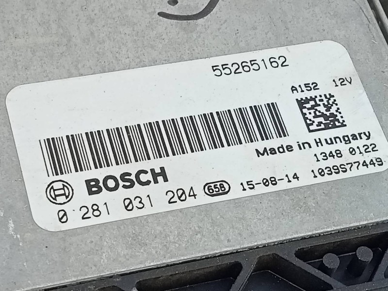 Recambio de centralita motor uce para jeep renegade trailhawk 4wd referencia OEM IAM 55265162 0281031204 E3-B6-23-2