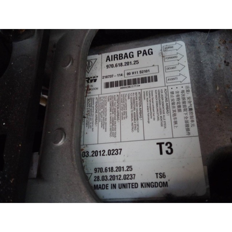 Recambio de kit airbag para porsche panamera 4 s referencia OEM IAM 97061820125 280320120237 