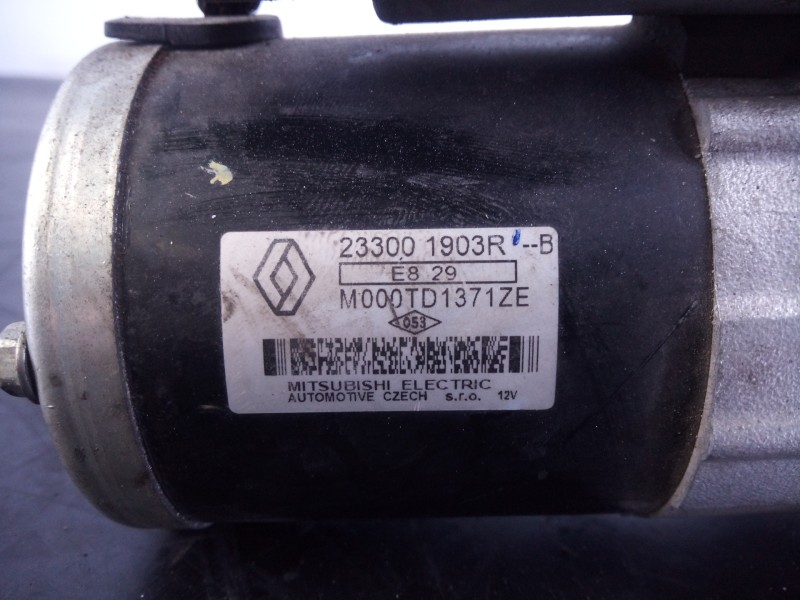 Recambio de motor arranque para dacia lodgy stepway referencia OEM IAM 233001903R M000TD1371ZE P3-A7-19-2