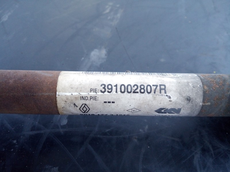 Recambio de transmision delantera derecha para dacia lodgy stepway referencia OEM IAM 391002807R  P1-A6-12