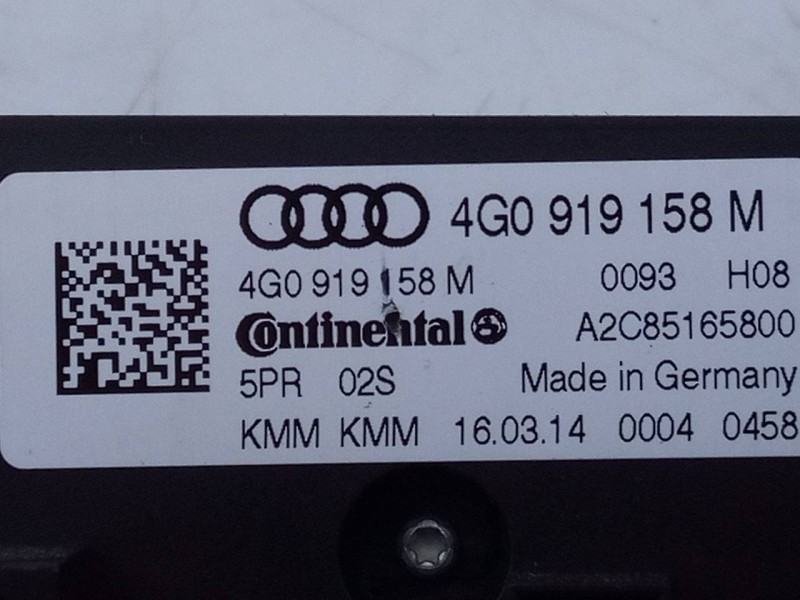 Recambio de mando climatizador para audi a6 avant (4g5) 3.0 tdi quattro referencia OEM IAM 4G0919158M 4G0919158M E2-A1-37-1