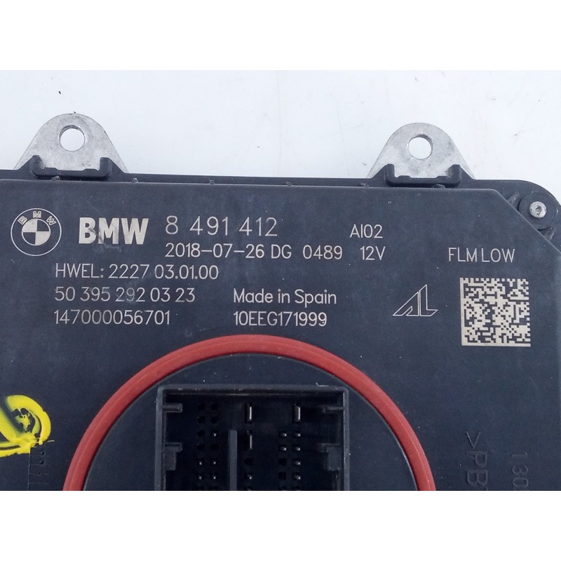 Recambio de centralita faros xenon para bmw serie 5 berlina (g30) 520d sport line referencia OEM IAM 8491412 503952920323 E3-A2-