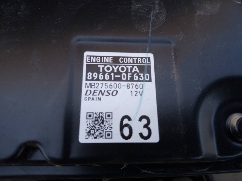 Recambio de centralita motor uce para toyota verso advance referencia OEM IAM 896610F630 MB2756008760 E3-B2-18-1
