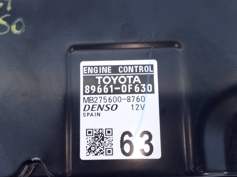 Recambio de centralita motor uce para toyota verso advance referencia OEM IAM 896610F630 MB2756008760 E3-B2-18-1