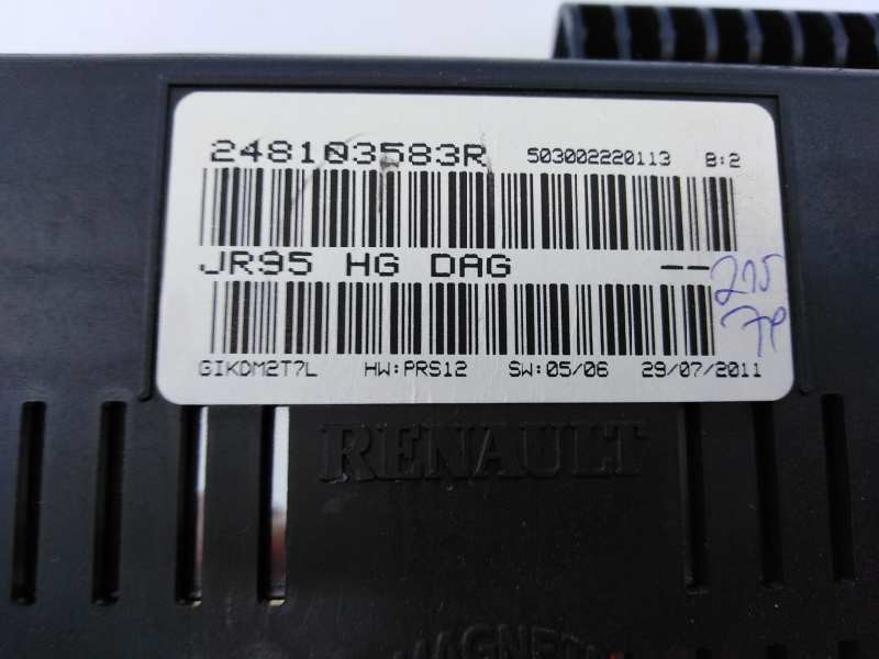 Recambio de cuadro instrumentos para renault scenic iii dynamique referencia OEM IAM 24813583R  E2-A1-33-1