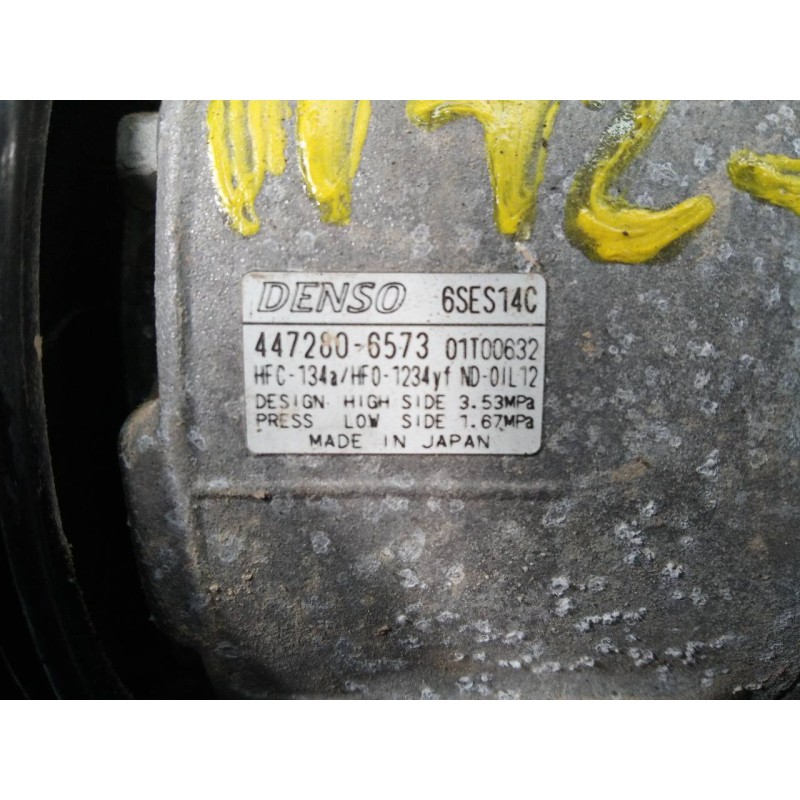 Recambio de compresor aire acondicionado para toyota verso advance referencia OEM IAM 4472806573  P3-B3-5-3