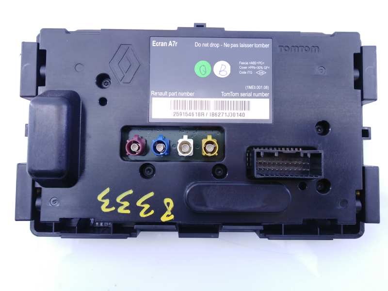 Recambio de sistema navegacion gps para renault scenic iii dynamique referencia OEM IAM 253B00345R 259154618R E2-A1-33-1