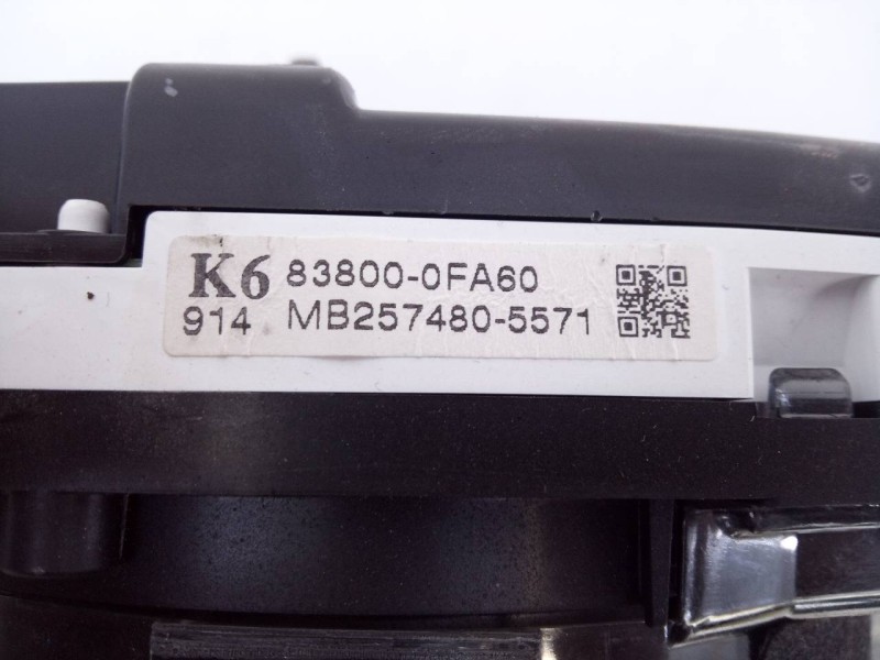 Recambio de cuadro instrumentos para toyota verso advance referencia OEM IAM 838000FA60 MB2574805571 E2-B4-13-1