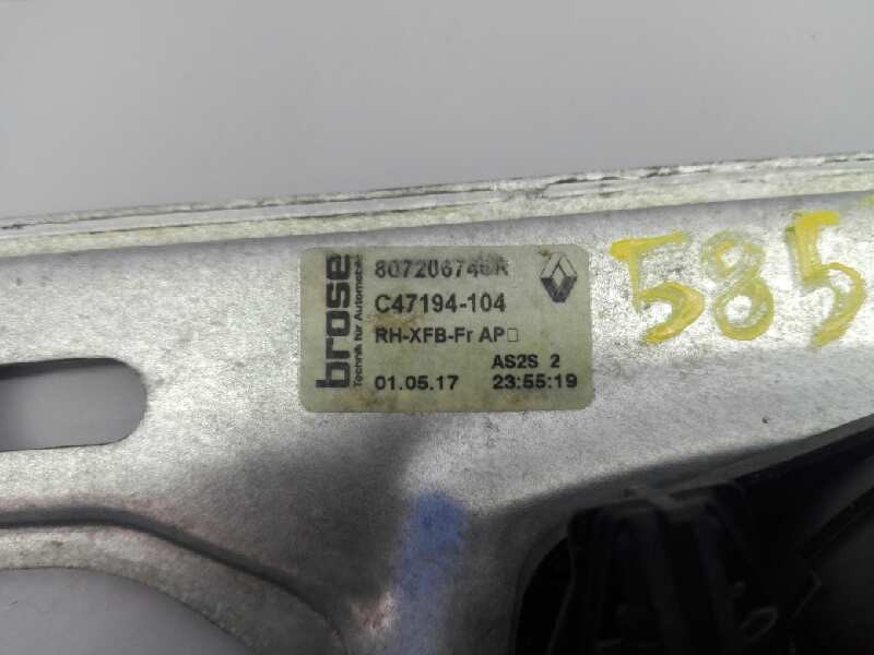 Recambio de elevalunas delantero derecho para renault megane iv berlina 5p gt-line referencia OEM IAM 807206746R C47194104 E1-A1