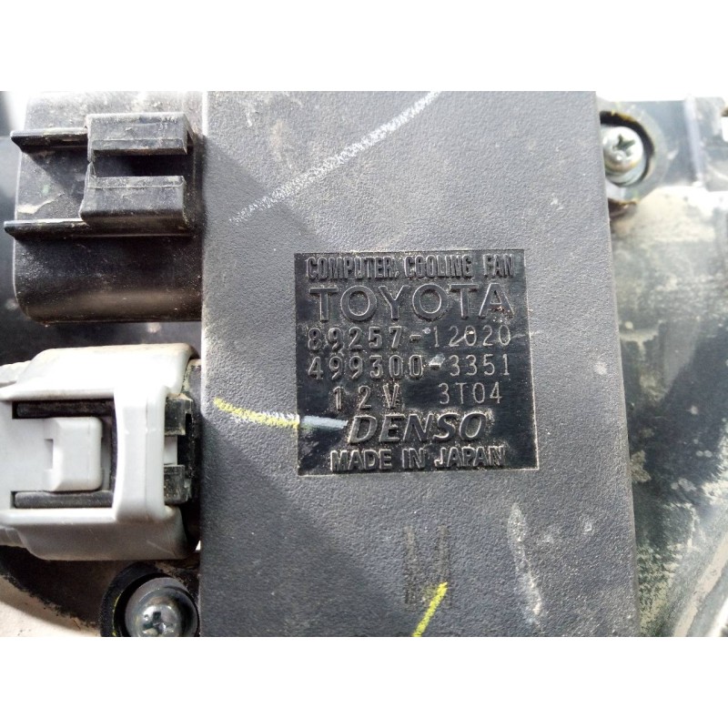 Recambio de electroventilador para toyota verso advance referencia OEM IAM 8925712020 4993003351 P2-B8-13
