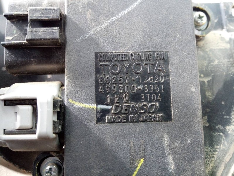 Recambio de electroventilador para toyota verso advance referencia OEM IAM 8925712020 4993003351 P2-B8-13