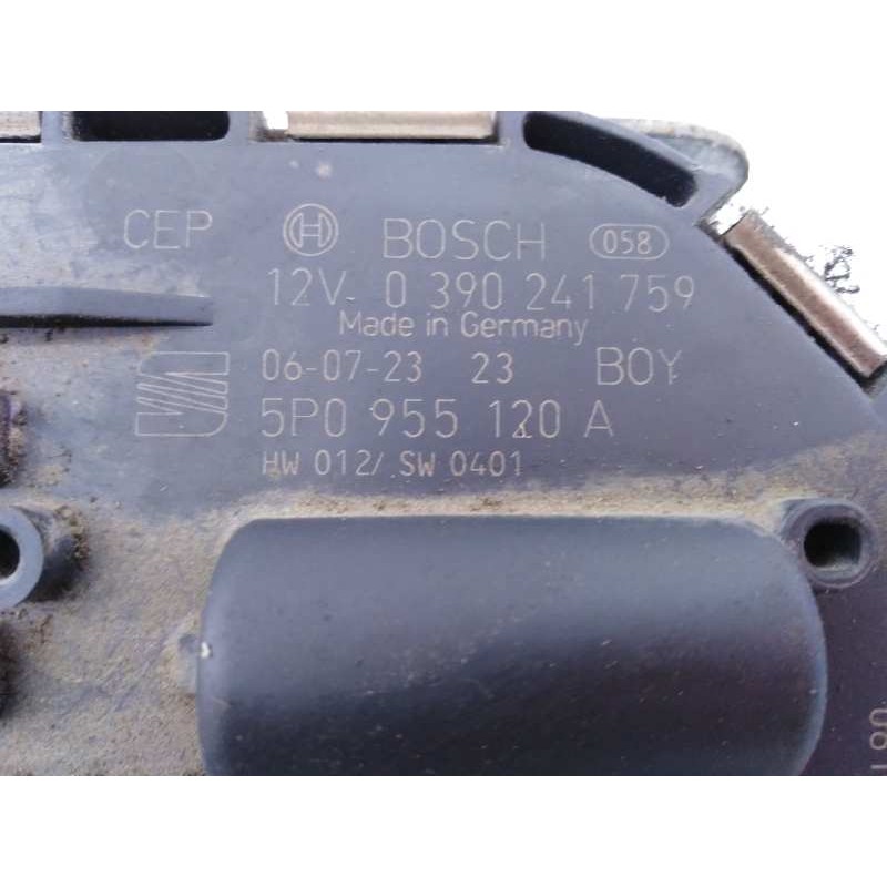 Recambio de motor limpia delantero para seat altea (5p1) reference referencia OEM IAM 5P0955120A 3397020646 