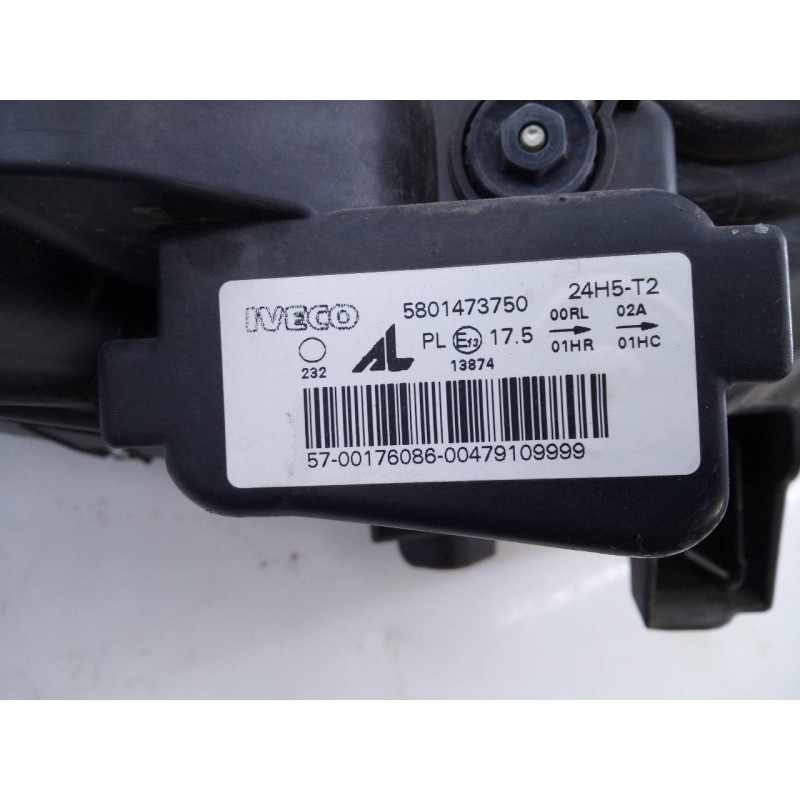 Recambio de faro izquierdo para iveco daily ka ka 35 s... radstand 3000 referencia OEM IAM 5801473750  E1-B3-43-2