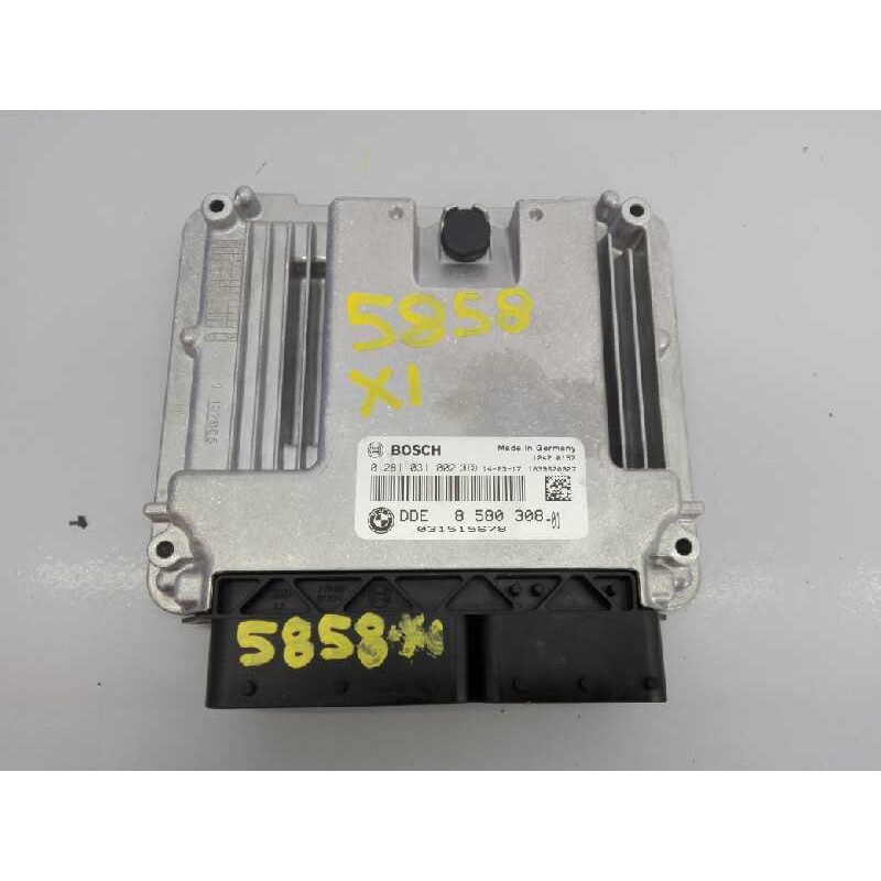 Recambio de centralita motor uce para bmw x1 (e84) xdrive 20d referencia OEM IAM DDE8580308 0281031002 E3-A2-26-1
