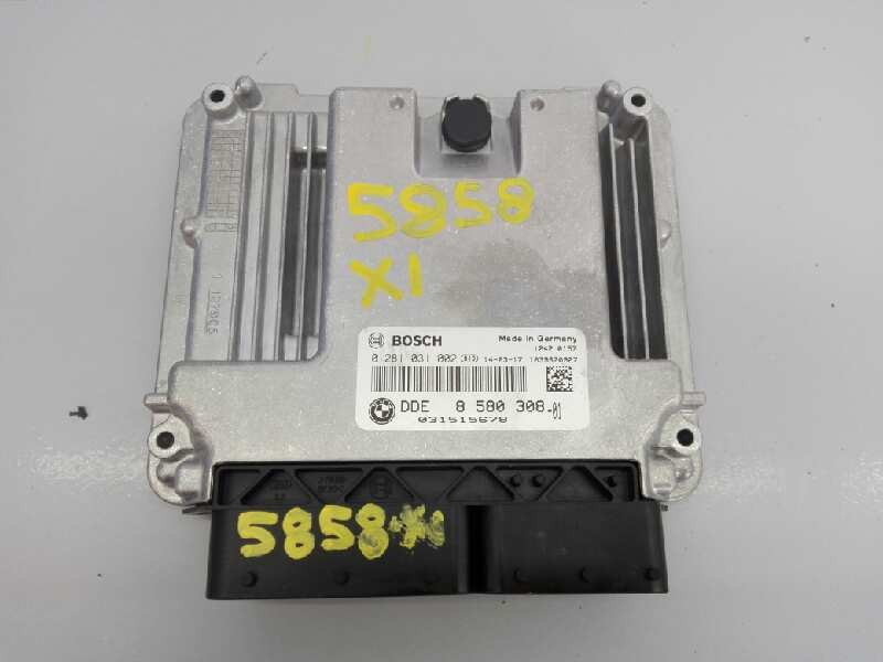 Recambio de centralita motor uce para bmw x1 (e84) xdrive 20d referencia OEM IAM DDE8580308 0281031002 E3-A2-26-1