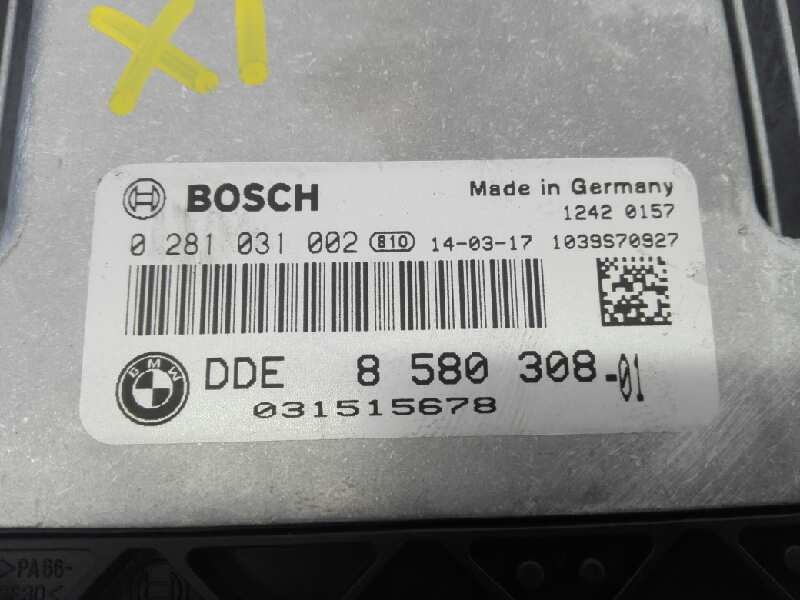 Recambio de centralita motor uce para bmw x1 (e84) xdrive 20d referencia OEM IAM DDE8580308 0281031002 E3-A2-26-1