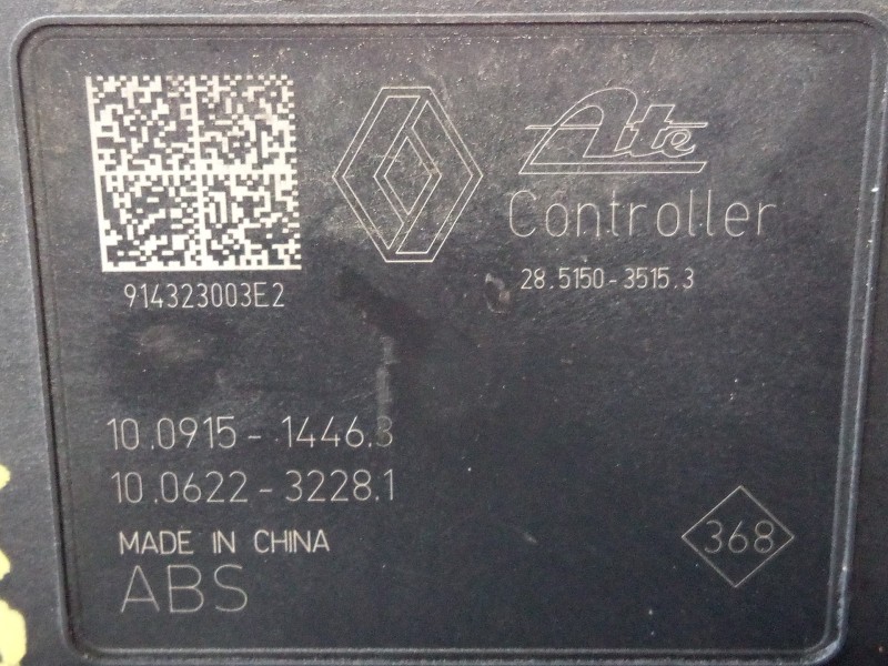 Recambio de abs para dacia dokker stepway referencia OEM IAM 476608587R 10091514463 P3-A8-14-3