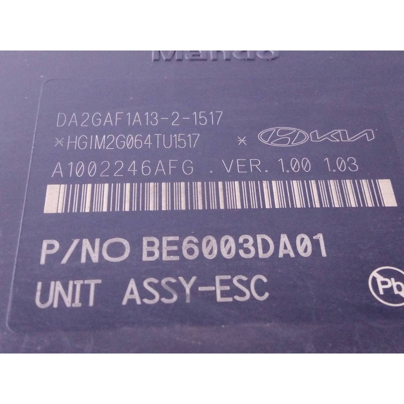 Recambio de abs para kia stonic (ybcuv) drive referencia OEM IAM 58910H8450 220708A1H1AA00670A P3-B8-24-4