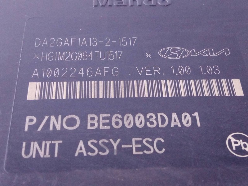 Recambio de abs para kia stonic (ybcuv) drive referencia OEM IAM 58910H8450 220708A1H1AA00670A P3-B8-24-4