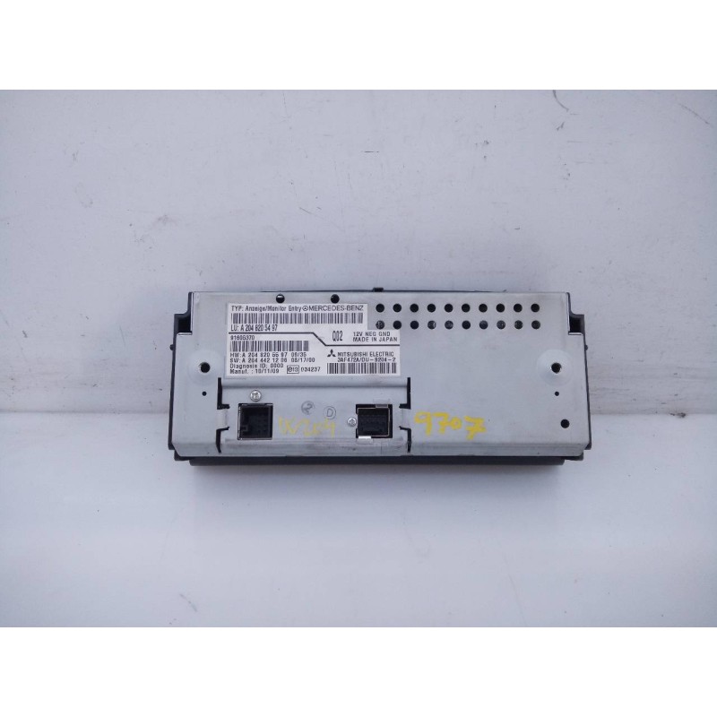 Recambio de sistema navegacion gps para mercedes-benz clase c (w204) berlina c 200 cdi blueefficiency (204.001) referencia OEM I