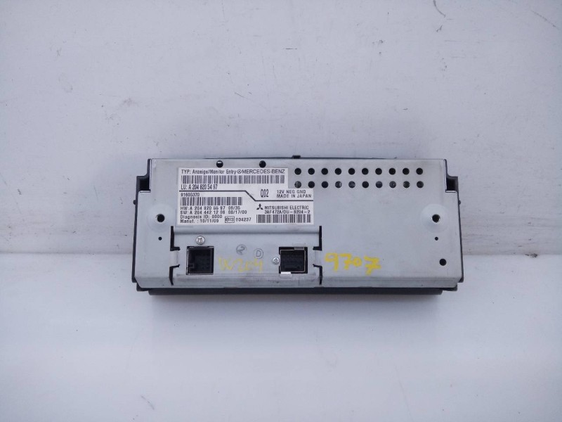 Recambio de sistema navegacion gps para mercedes-benz clase c (w204) berlina c 200 cdi blueefficiency (204.001) referencia OEM I