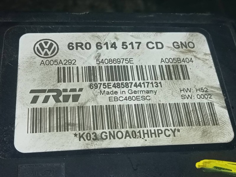 Recambio de abs para seat toledo (kg3) reference referencia OEM IAM 6R0614517CD  P3-A8-2-2