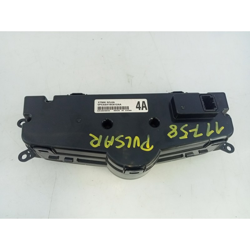Recambio de mando climatizador para nissan pulsar (c13) acenta referencia OEM IAM 275003ZL0A  E3-B4-22-2
