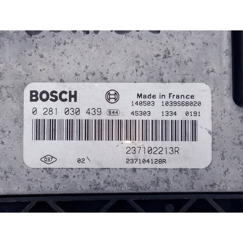 Recambio de centralita motor uce para dacia dokker stepway referencia OEM IAM 237102213R 0281030439 E2-A1-33-1