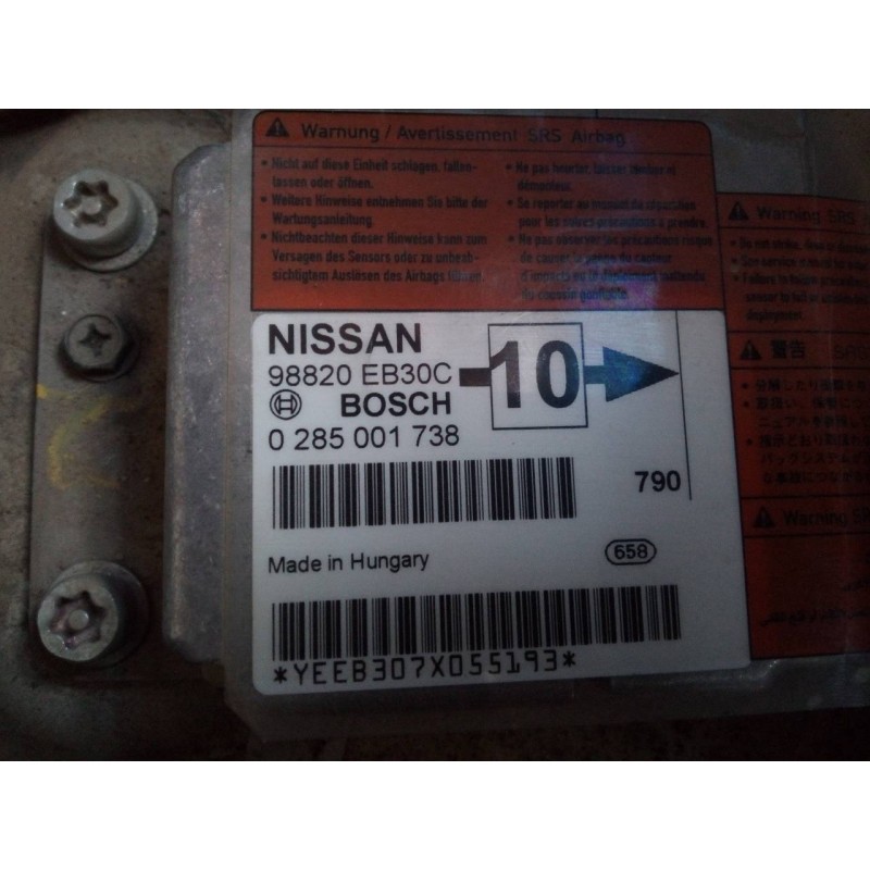 Recambio de kit airbag para nissan pathfinder (r51) 2.5 dci le referencia OEM IAM 98820EB30C 0285001738 
