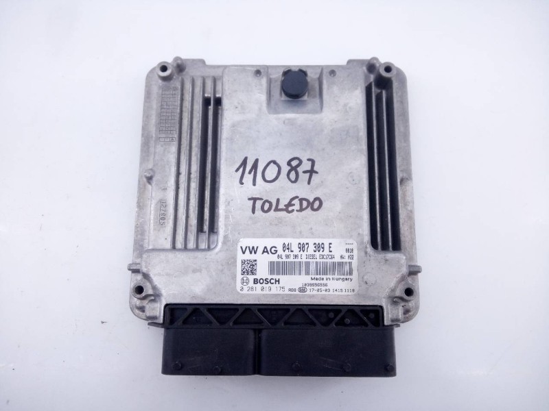 Recambio de centralita motor uce para seat toledo (kg3) reference referencia OEM IAM 04L907309E 0281019175 E2-A1-22-7