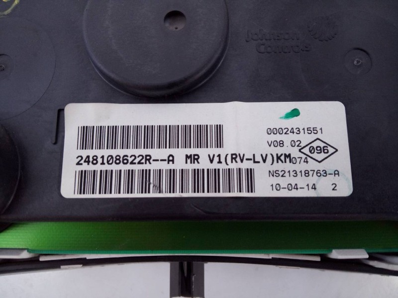 Recambio de cuadro instrumentos para dacia dokker stepway referencia OEM IAM 248108622R  E2-A1-28-2