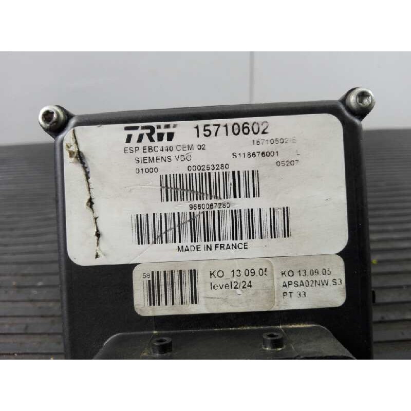 Recambio de abs para peugeot 407 sport referencia OEM IAM 9660067280 15710502B P3-A8-29-2