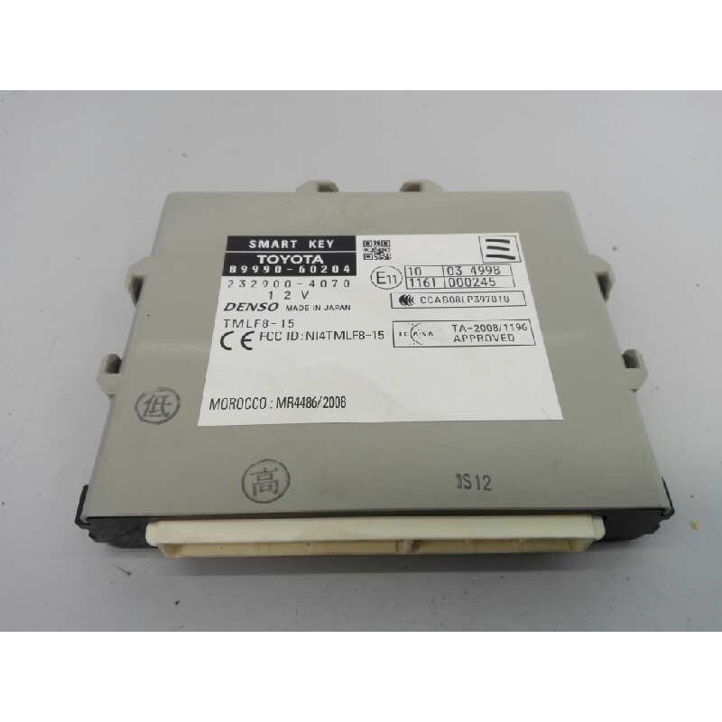 Recambio de modulo electronico para toyota land cruiser (j15) basis referencia OEM IAM 8999060204 2329004070 E3-B2-31-2
