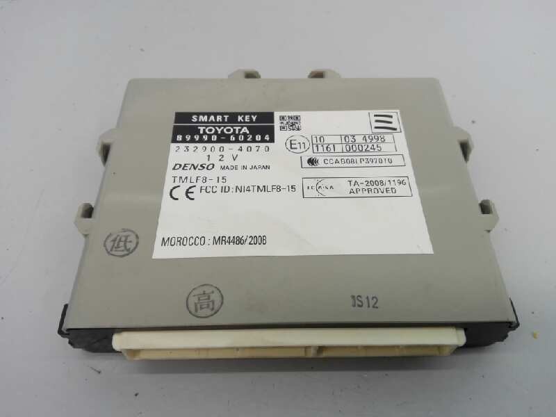 Recambio de modulo electronico para toyota land cruiser (j15) basis referencia OEM IAM 8999060204 2329004070 E3-B2-31-2