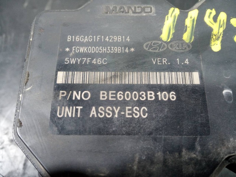 Recambio de abs para hyundai ix35 tecno 2wd referencia OEM IAM 589202Y350 5WY7F46C P3-B8-23-1