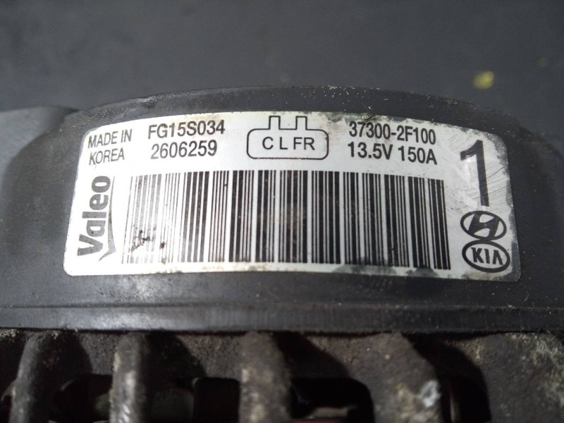 Recambio de alternador para hyundai ix35 tecno 2wd referencia OEM IAM FG15S034 2606259 P3-B6-7-2