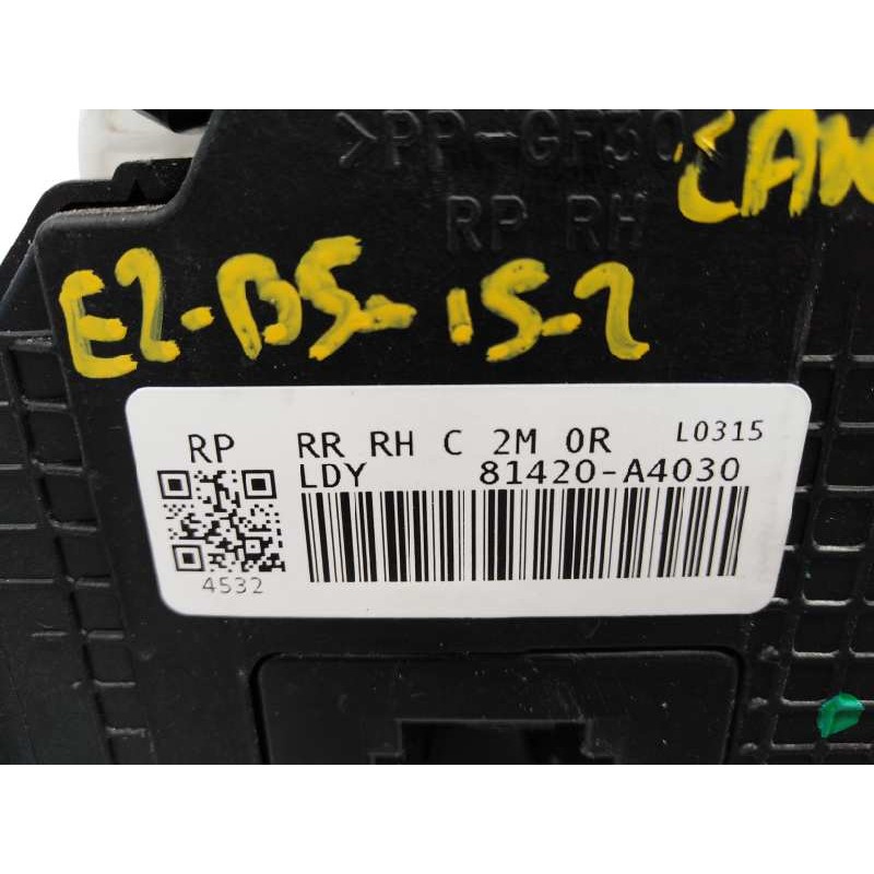 Recambio de cerradura puerta trasera derecha para kia carens ( ) drive referencia OEM IAM 81420A4030  E2-B5-15-2