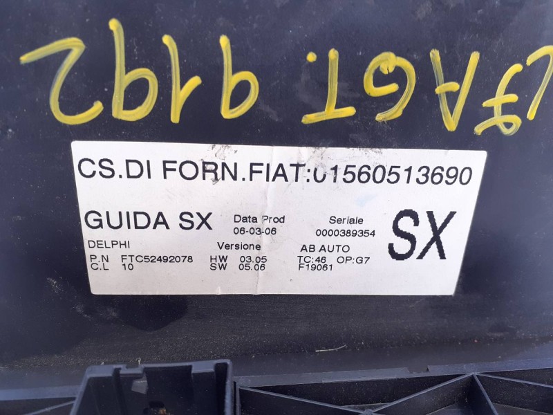 Recambio de mando climatizador para alfa romeo gt (125) 1.9 jtd 16v 150/ progression referencia OEM IAM 01560513690  E3-A4-8-3
